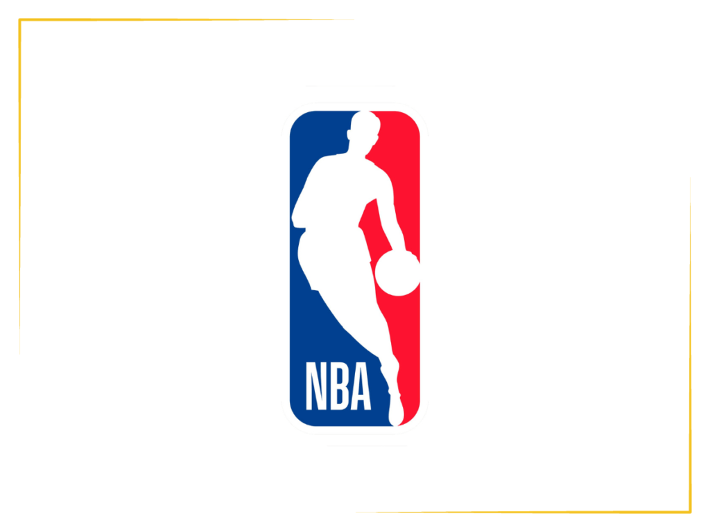 The current NBA logo, used since 1969.