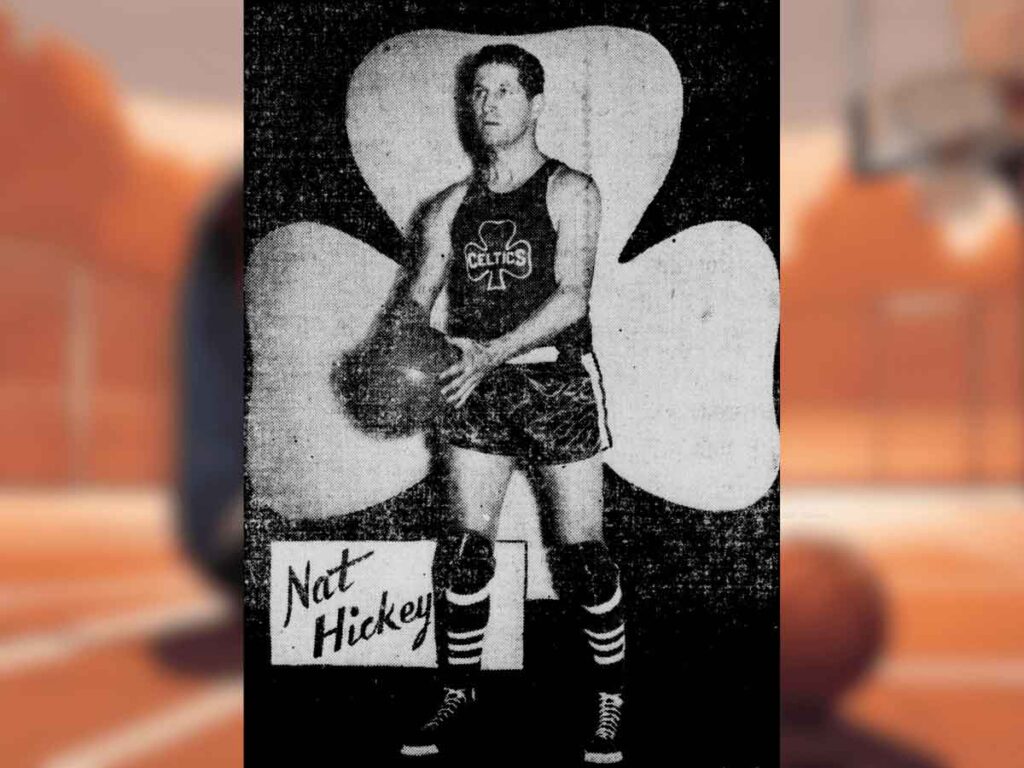 Photo of Nat Hickey, the oldest NBA player ever.