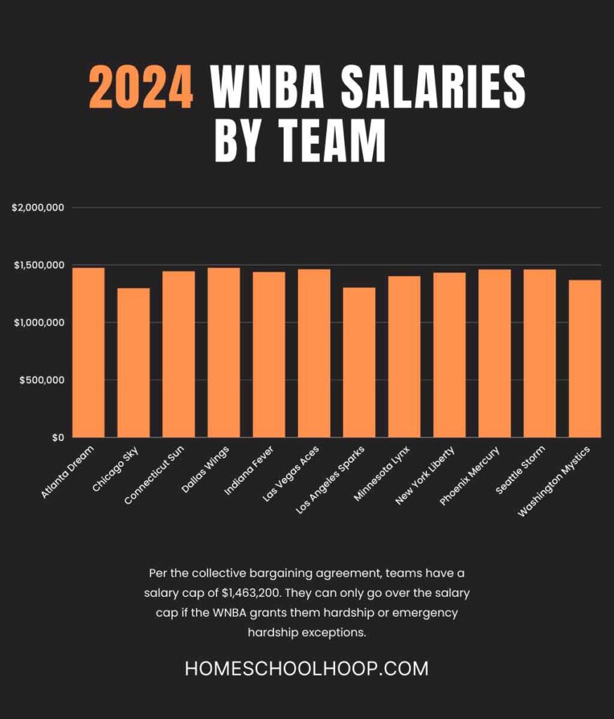 WNBA Salaries in 2024 Highest and Lowest Paid, Team Breakdowns